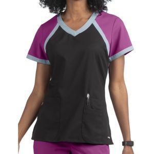 SMALL Greys Anatomy colorblock top